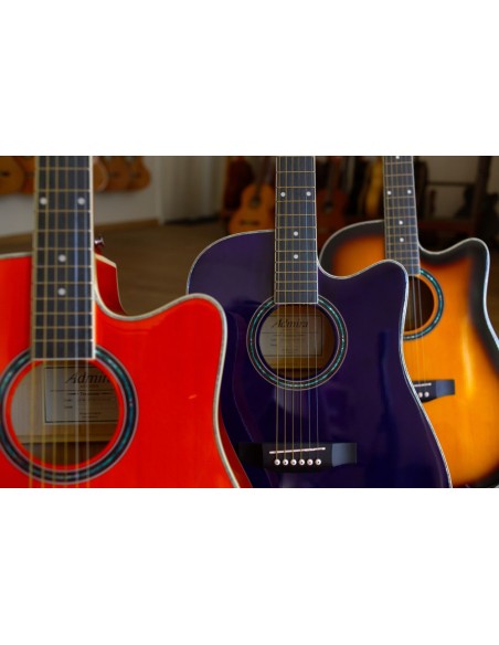 GUITARRA ACÚSTICA ADMIRA TENNESSEE NEGRA BRILLO