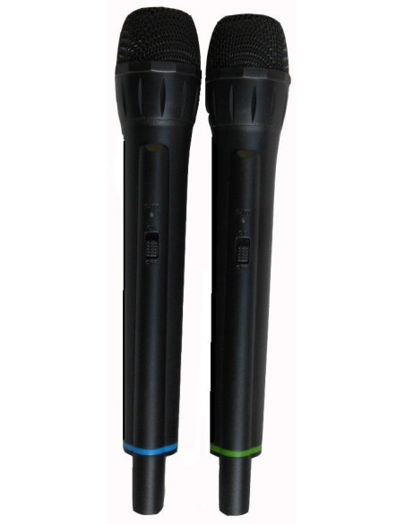 DOS MICROFONOS INCLUIDOS