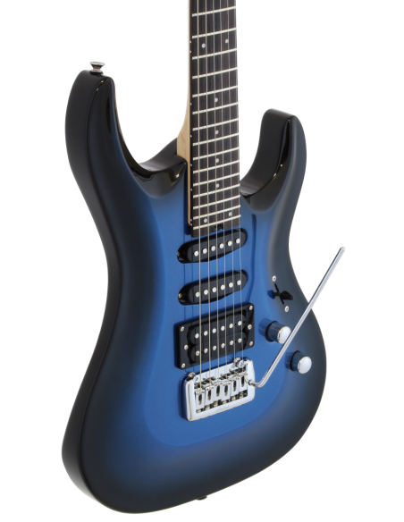 GUITARRA ARIA MAC-STD AZUL METALIZADO