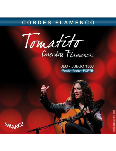 JUEGO DE CUERDAS PARA GUITARRA FLAMENCO SAVAREZ TOMATITO T50R