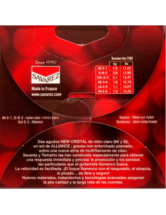 JUEGO DE CUERDAS PARA GUITARRA FLAMENCO SAVAREZ TOMATITO T50R 2