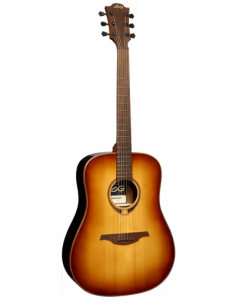 GUITARRA ACÚSTICA LÂG DREADNOUGHT TRAMONTANE 118 - BROWN SHADOW