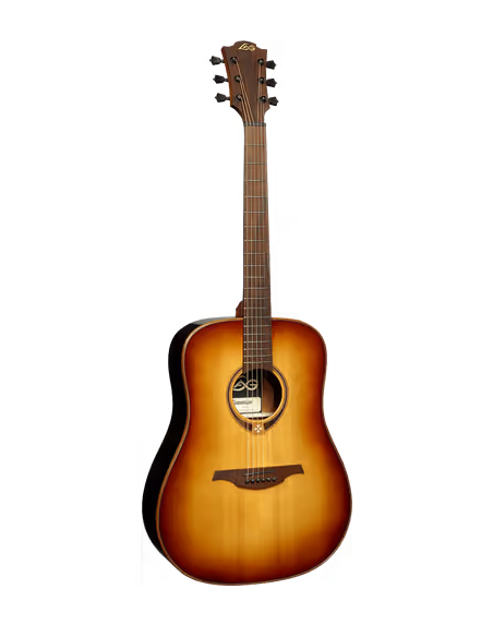 GUITARRA ACÚSTICA LÂG DREADNOUGHT TRAMONTANE 118 - BROWN SHADOW