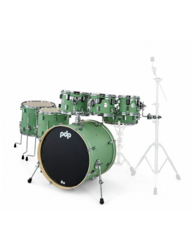 BATERIA DW PDP CM7 VERDE SATINADA
