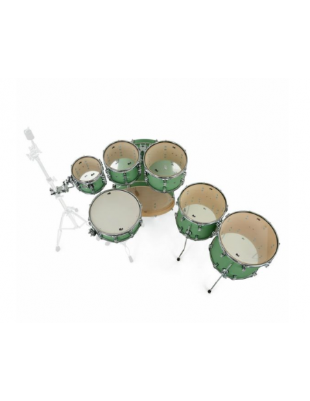 BATERIA DW PDP CM7 VERDE SATINADA