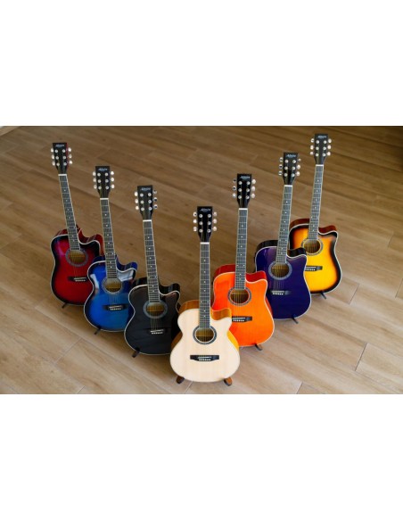 GUITARRA ACÚSTICA ADMIRA TENNESSEE AZUL BRILLO